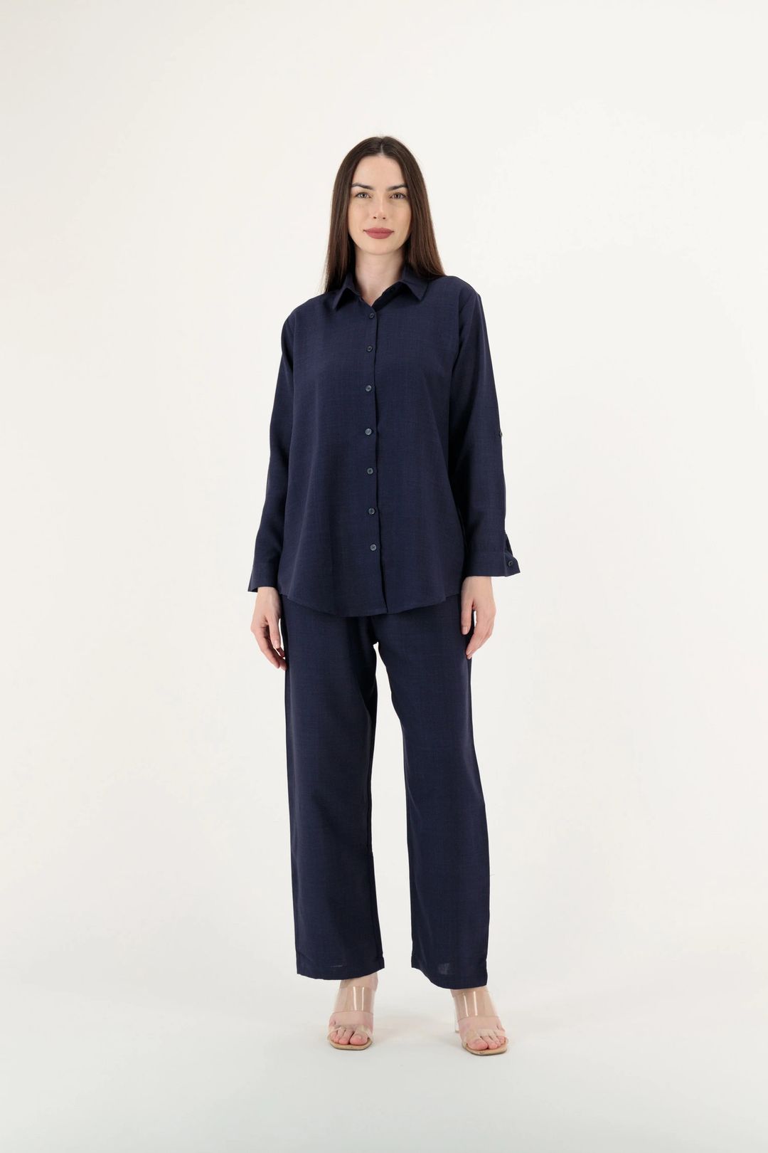 Women’s Linen Travel Set – Shirt & Pants | TR20 - 4