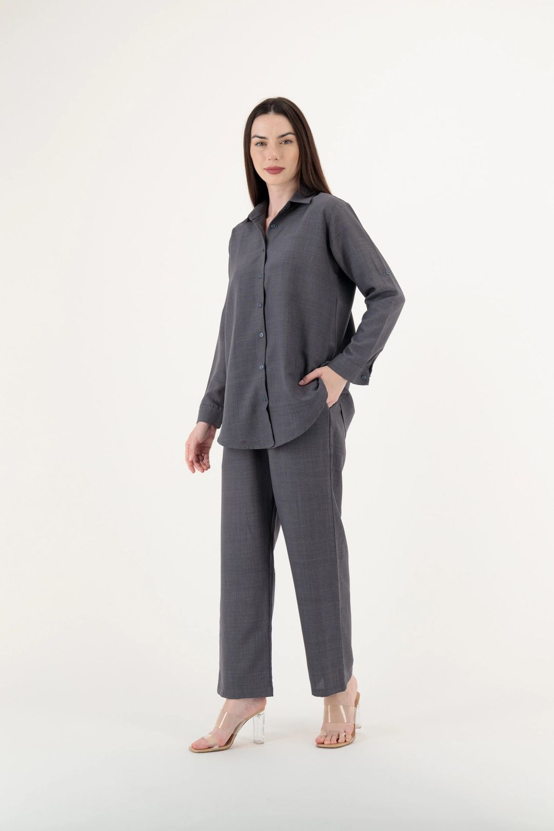 Women’s Linen Travel Set – Shirt & Pants | TR20 - 13