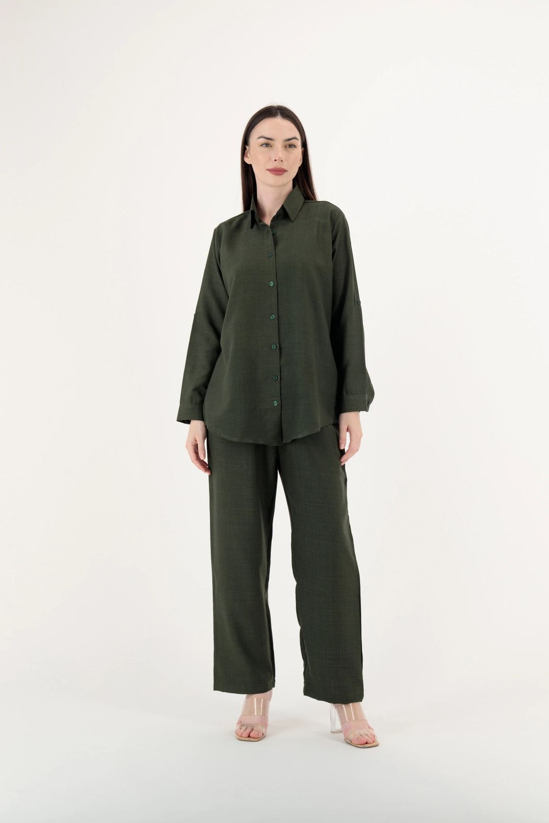 Women’s Linen Travel Set – Shirt & Pants | TR20 - 10