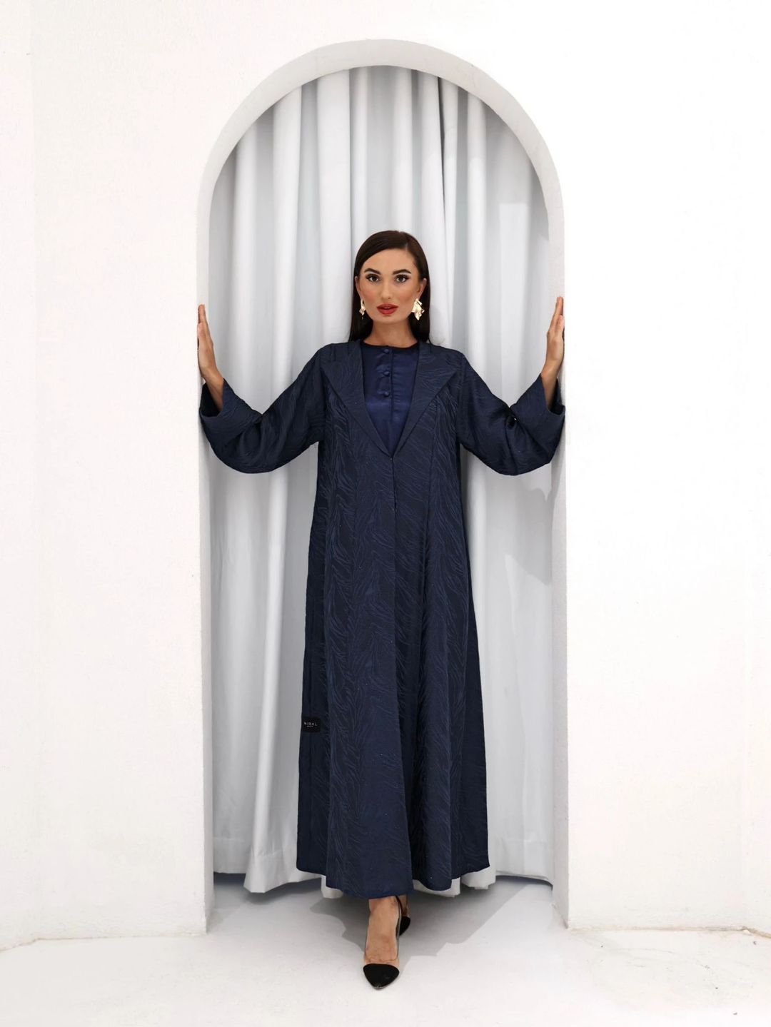 Women’s Crepe Abaya – Elegant Daily Modest Wear | WB6 - 4