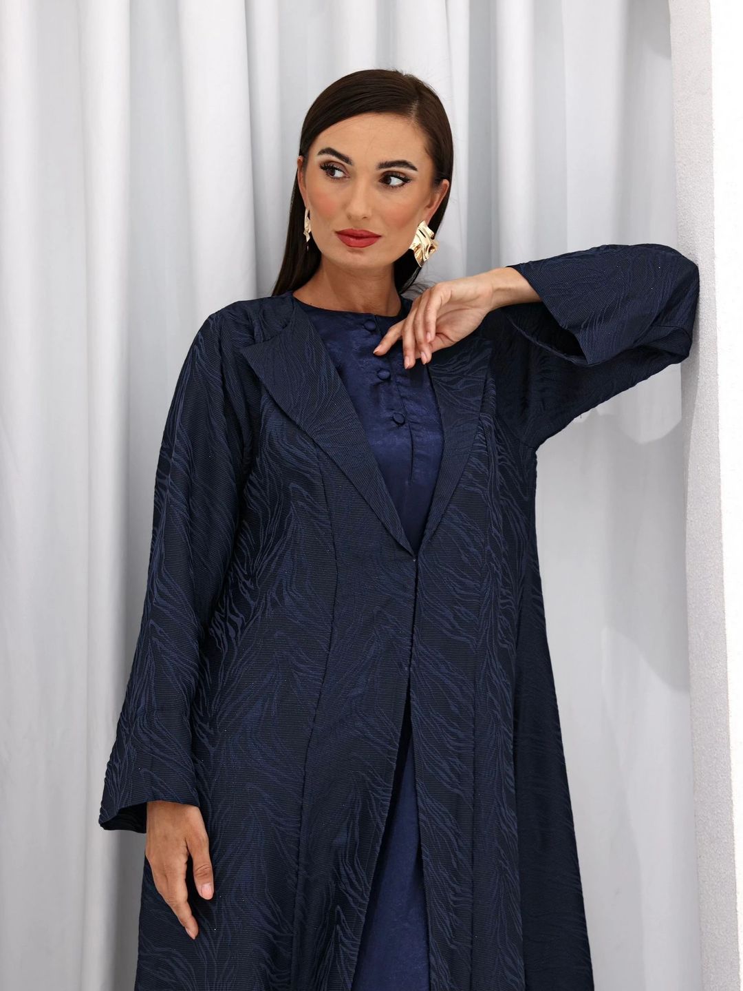 Women’s Crepe Abaya – Elegant Daily Modest Wear | WB6 - 3