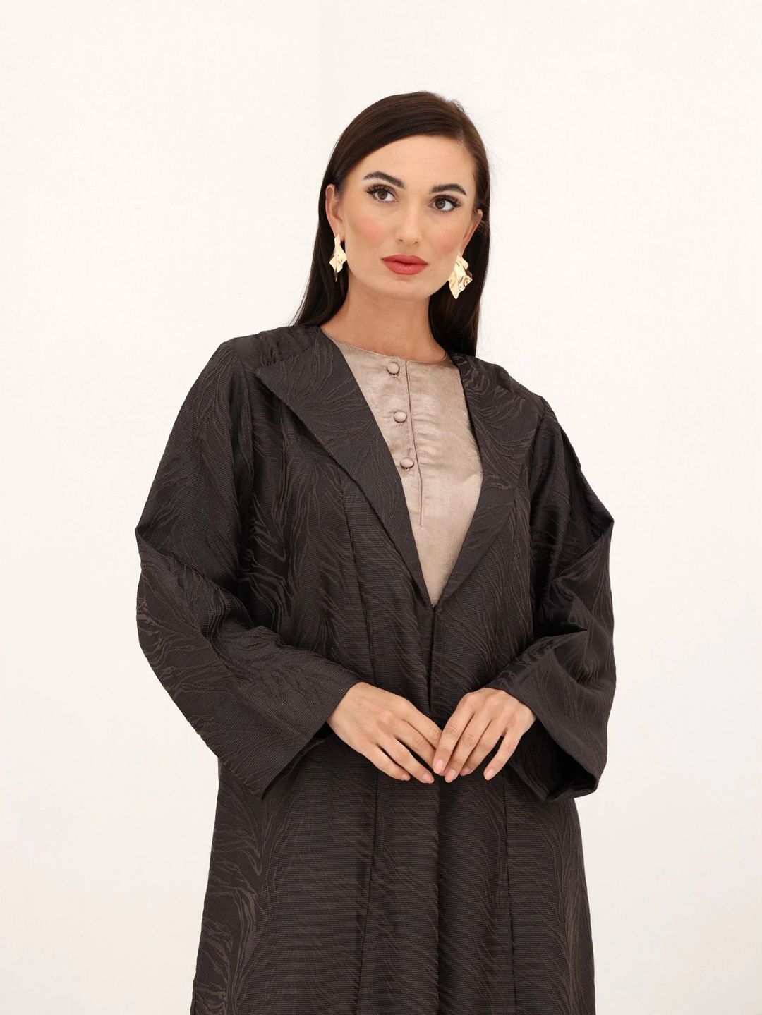 Women’s Crepe Abaya – Elegant Daily Modest Wear | WB6 - 10