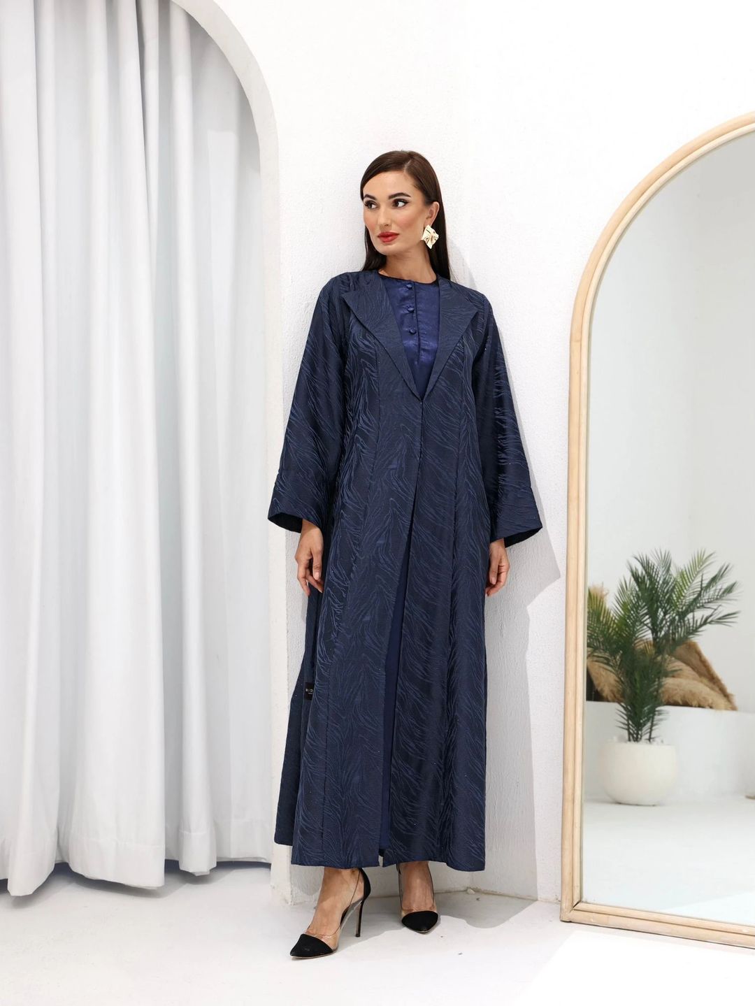 Women’s Crepe Abaya – Elegant Daily Modest Wear | WB6 - 7