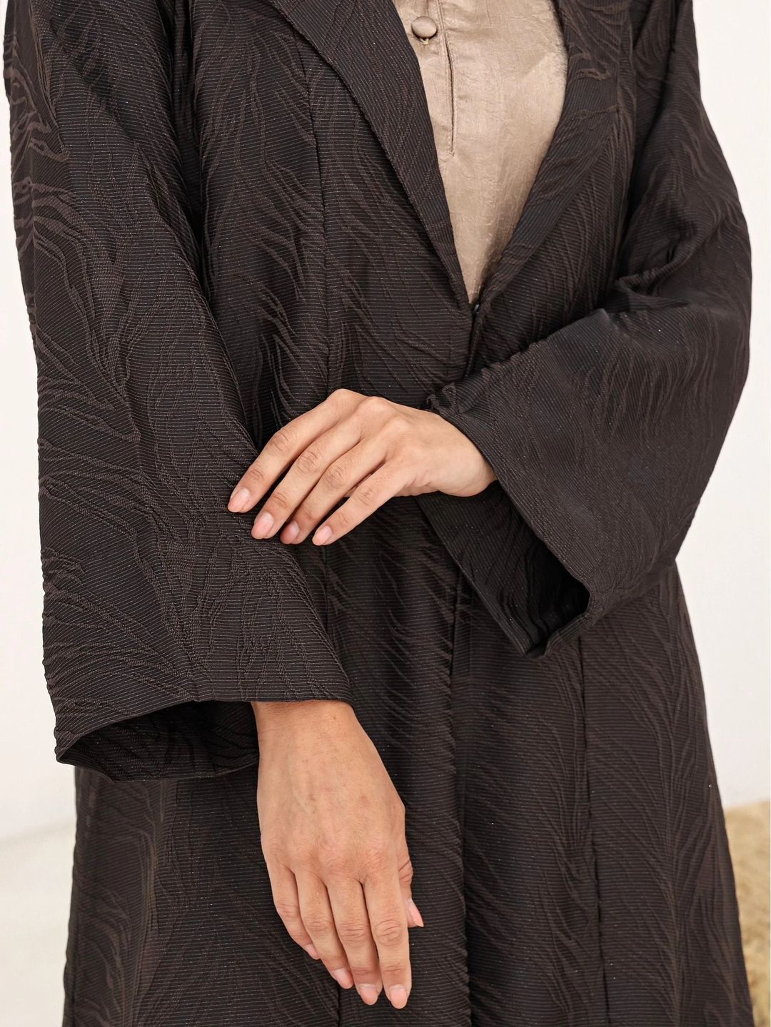 Women’s Crepe Abaya – Elegant Daily Modest Wear | WB6 - 9