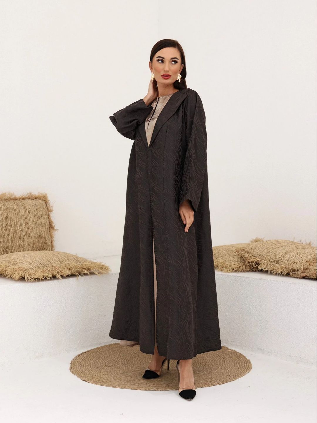 Women’s Crepe Abaya – Elegant Daily Modest Wear | WB6 - 15