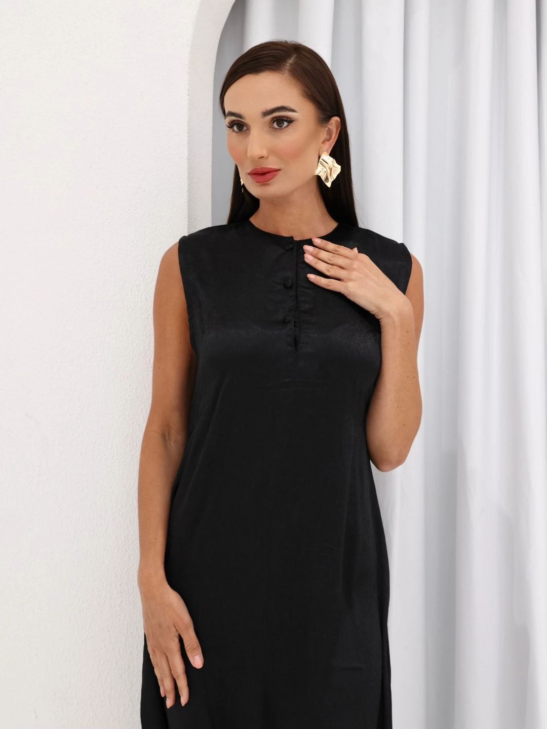Selena Dress – Satin Crepe - 4