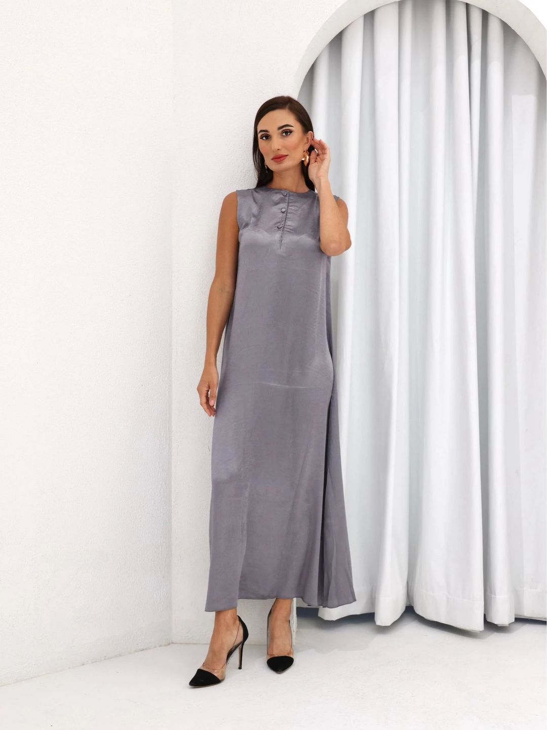 Selena Dress – Satin Crepe - 19