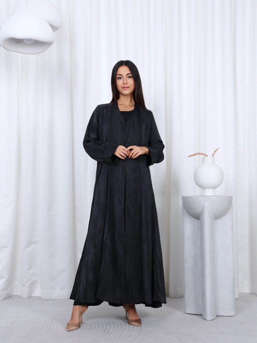 عباية نسائية يومية أنيقة – تصميم محتشم | WB70 - 6