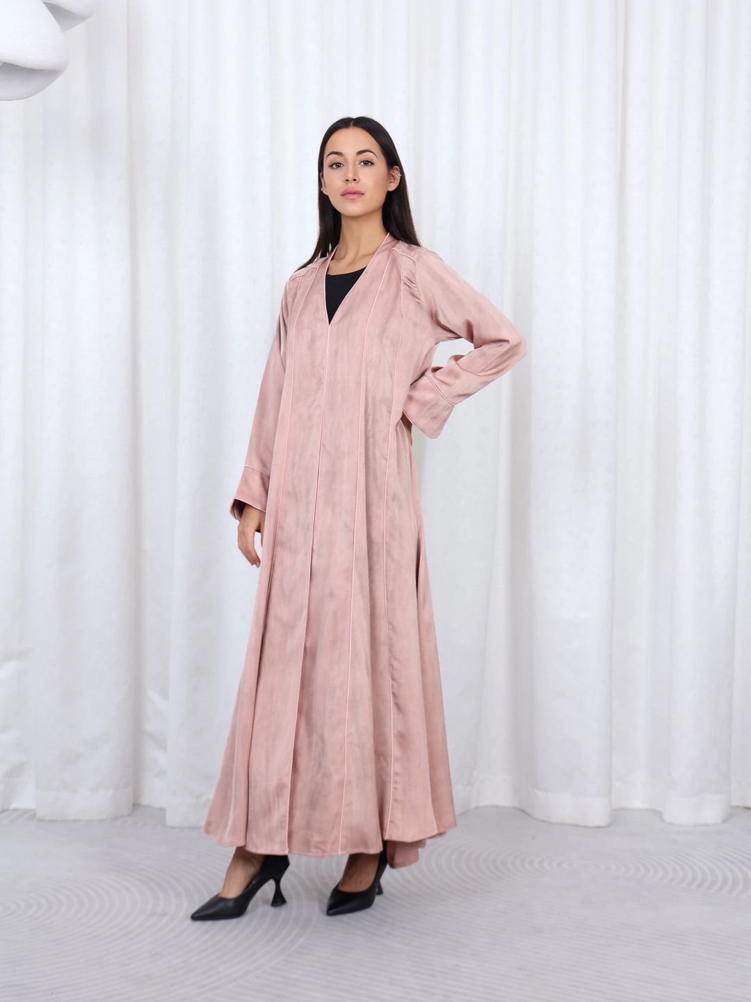 عباية نسائية يومية أنيقة – تصميم محتشم | WB70 - 10