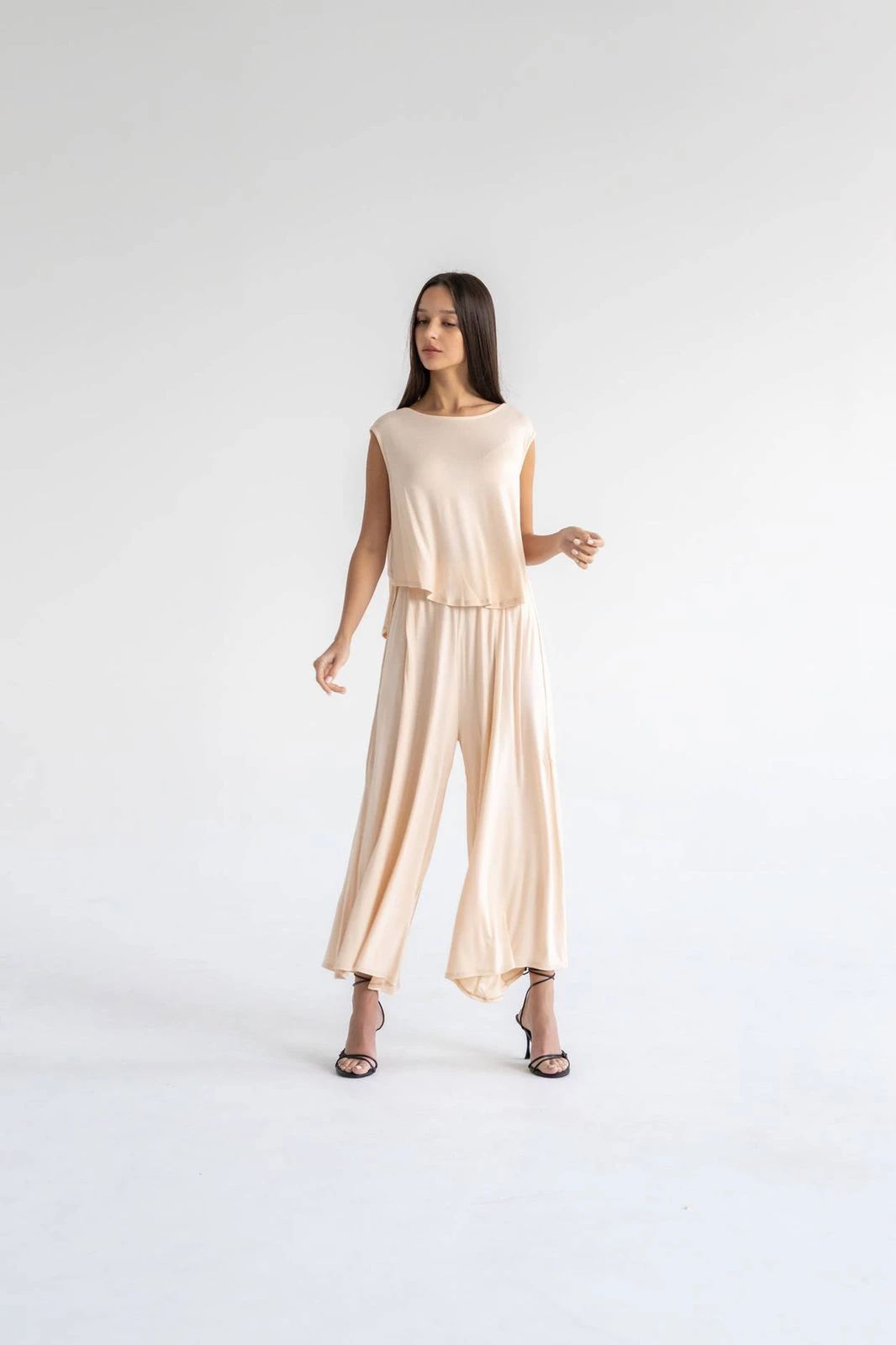 Women’s Cotton Stretch Two-Piece Set – Comfortable Daily Wear | GT101 - 3