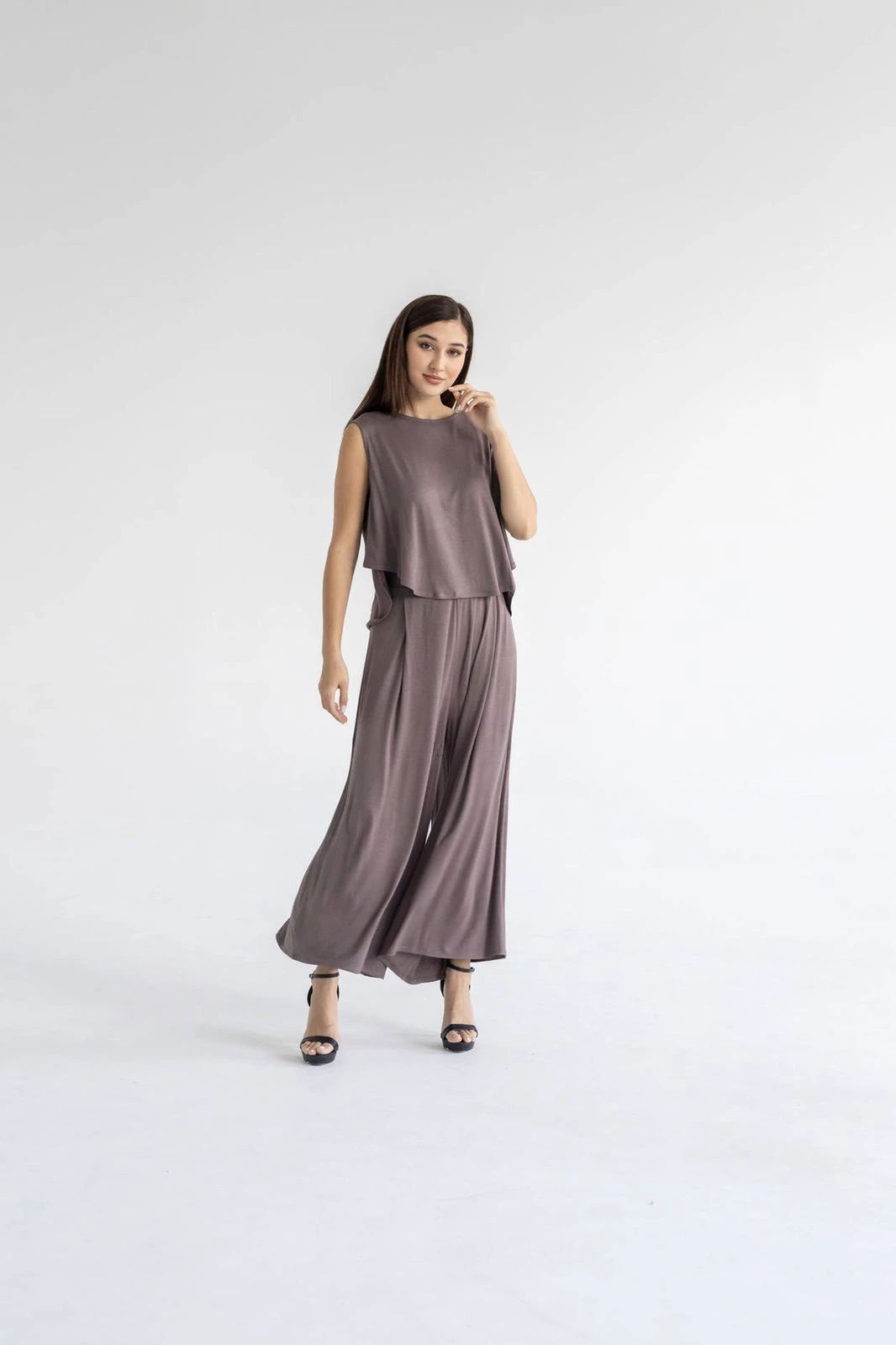 Women’s Cotton Stretch Two-Piece Set – Comfortable Daily Wear | GT101 - 4