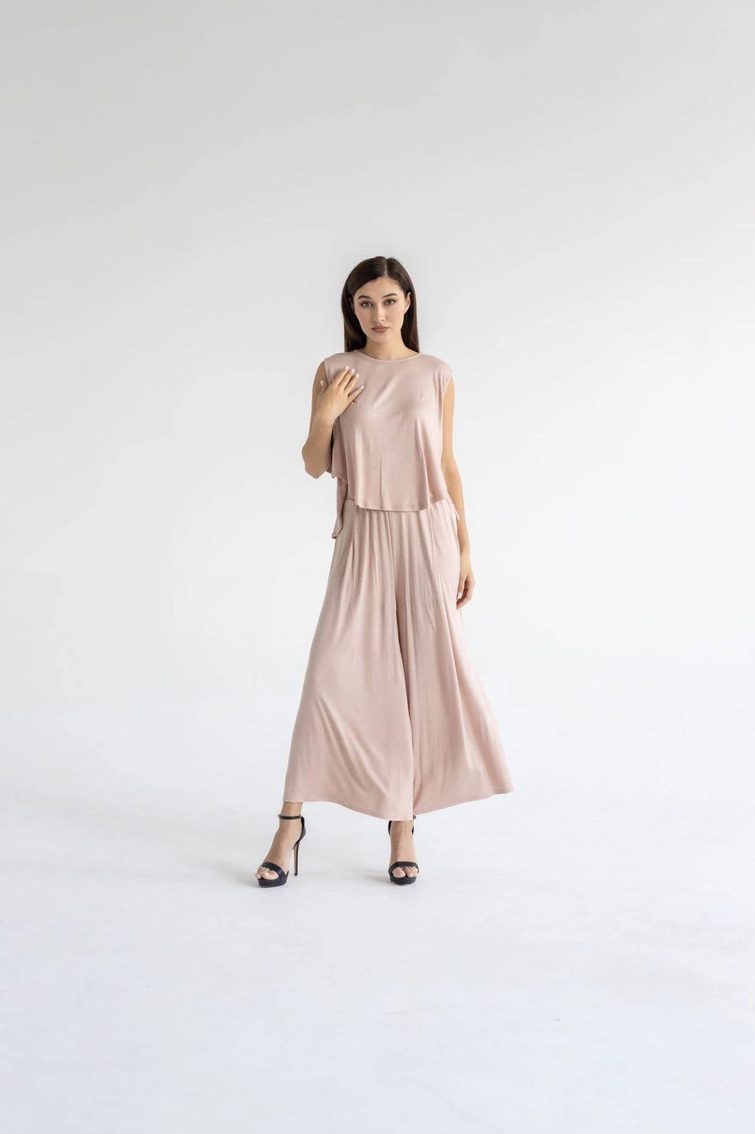 Women’s Cotton Stretch Two-Piece Set – Comfortable Daily Wear | GT101 - 14