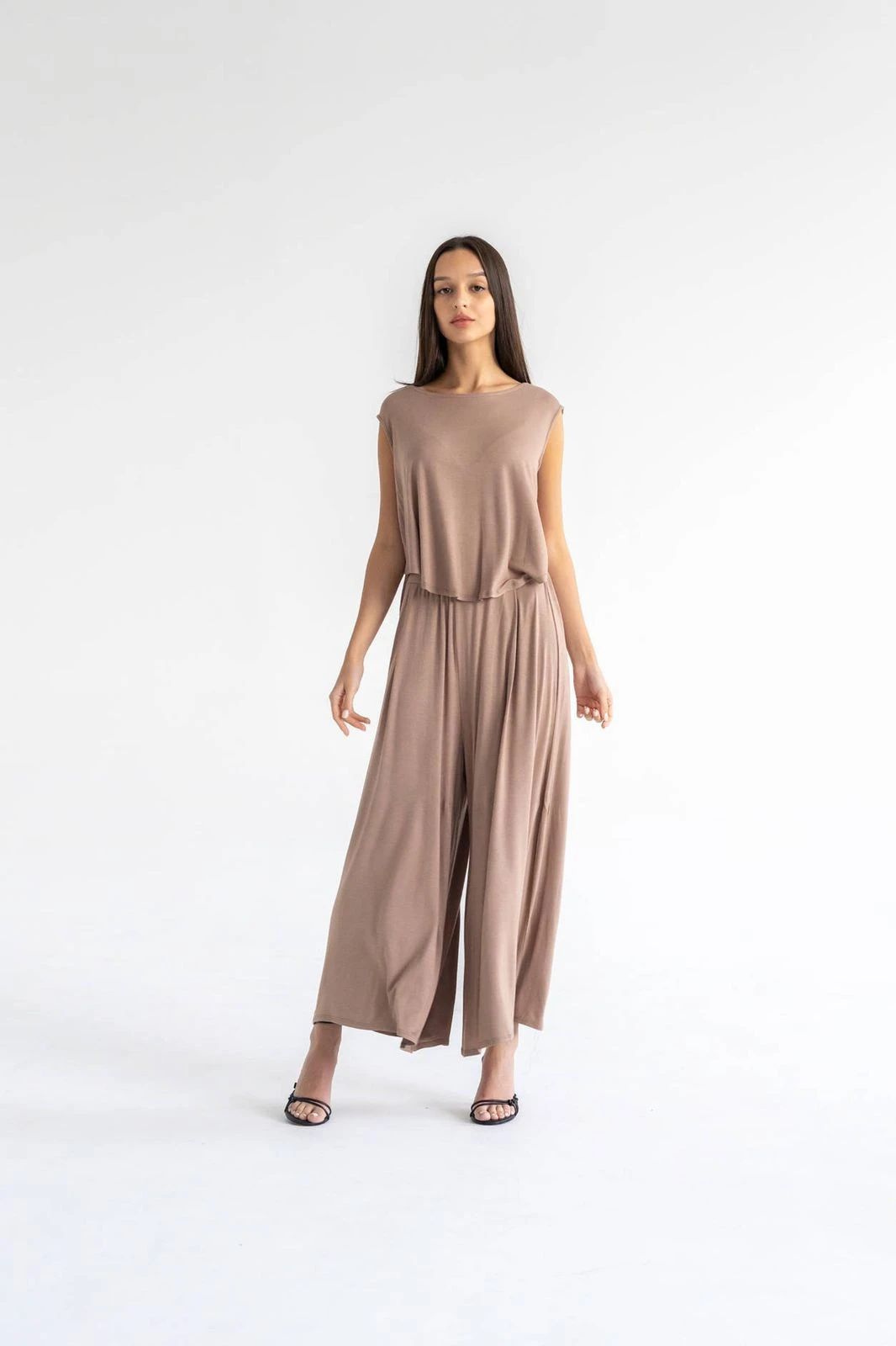 Women’s Cotton Stretch Two-Piece Set – Comfortable Daily Wear | GT101 - 12