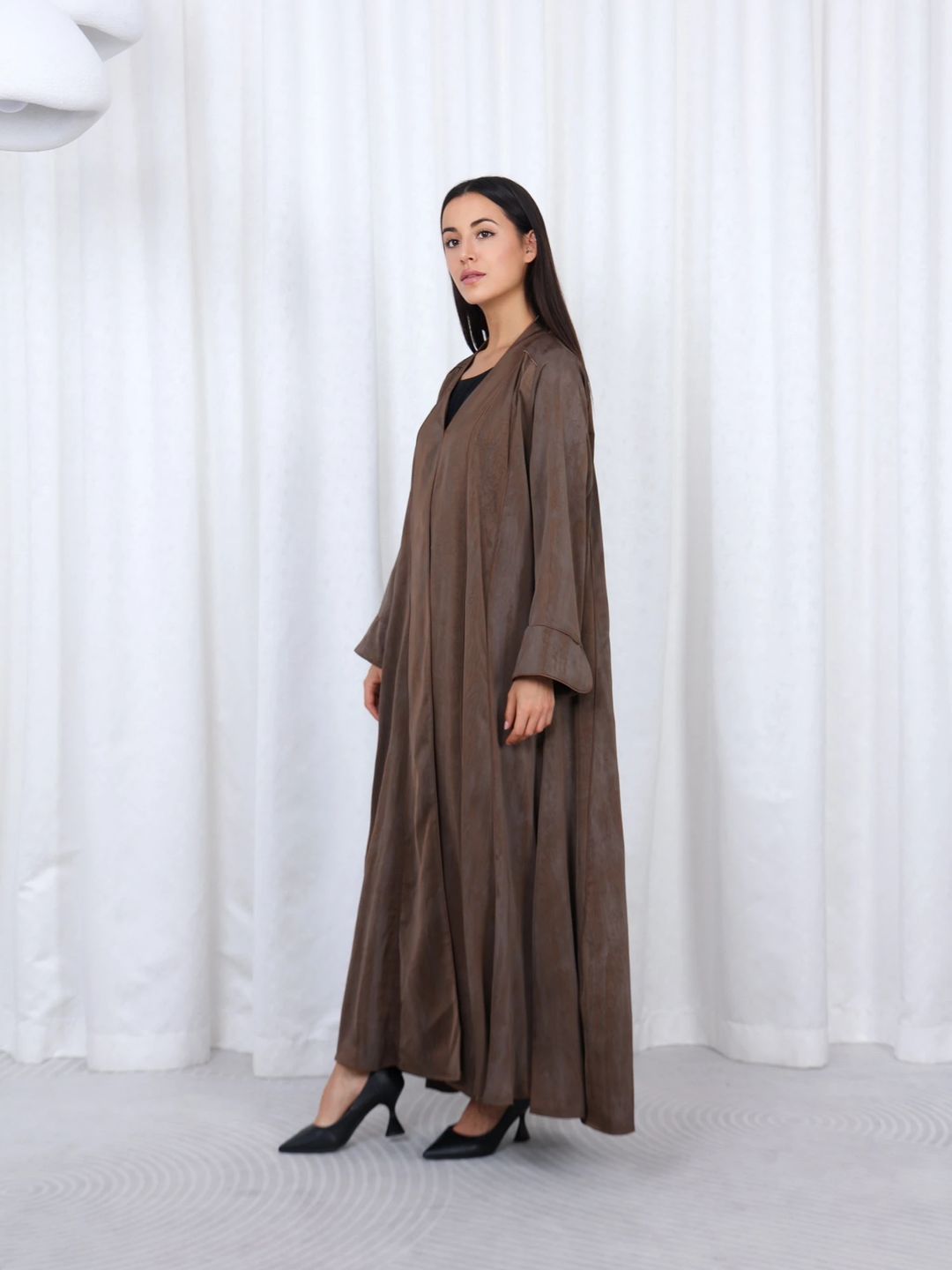 عباية نسائية يومية أنيقة – تصميم محتشم | WB70 - 22