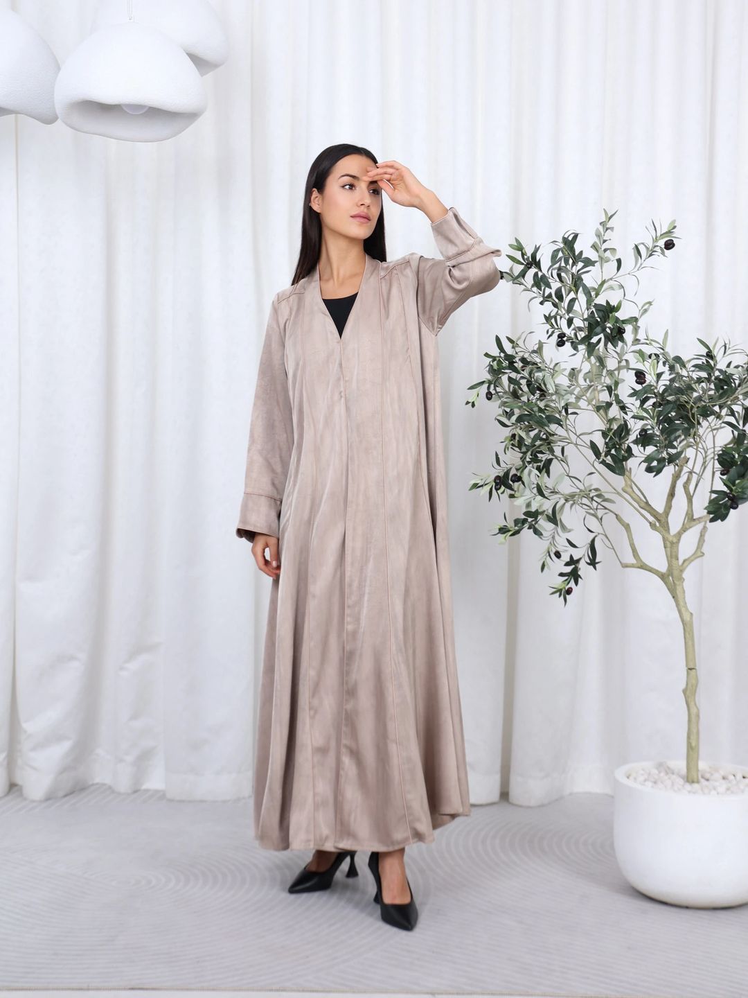 عباية نسائية يومية أنيقة – تصميم محتشم | WB70 - 29