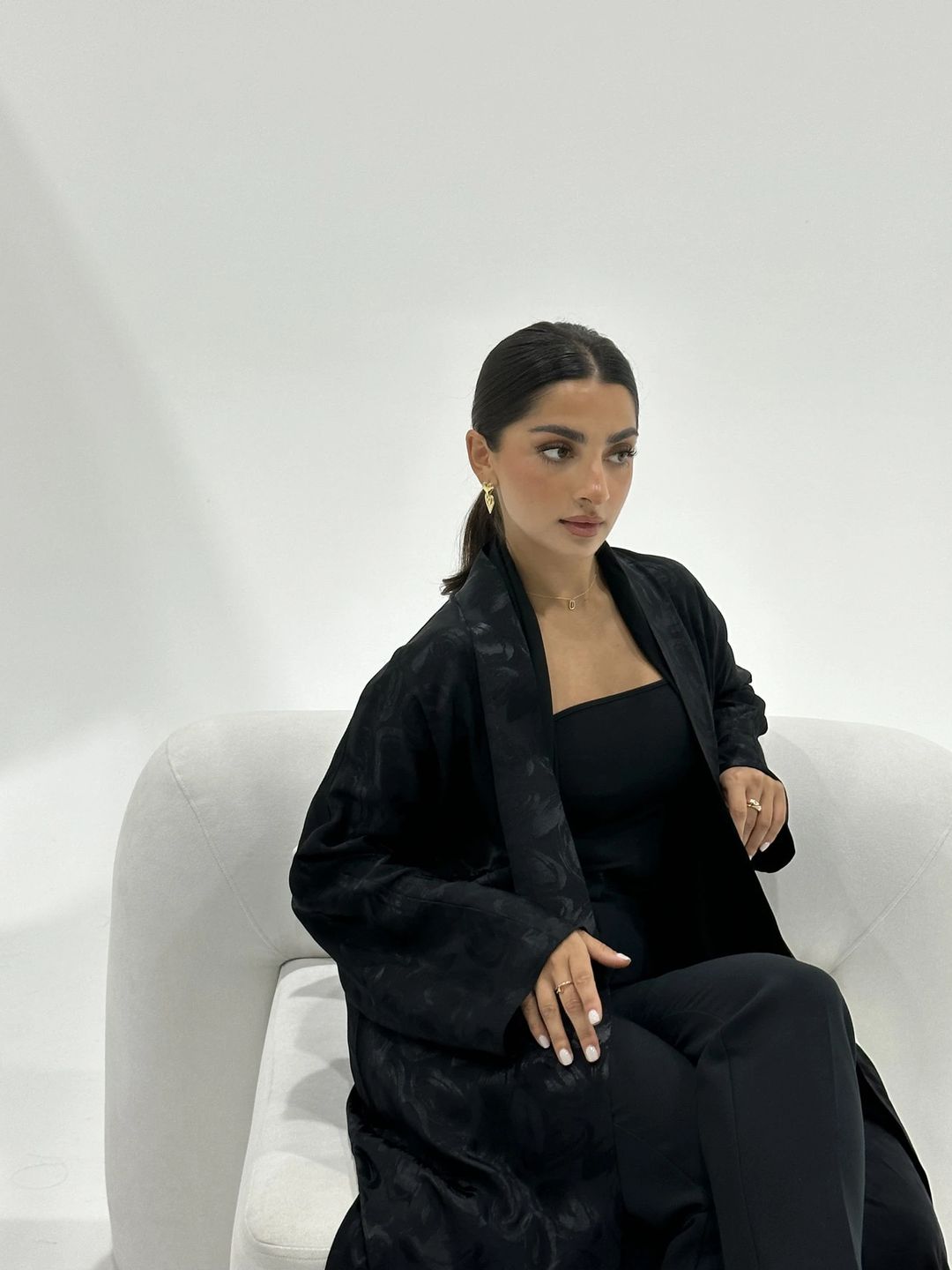 عباية كوكب (أسود) - 2