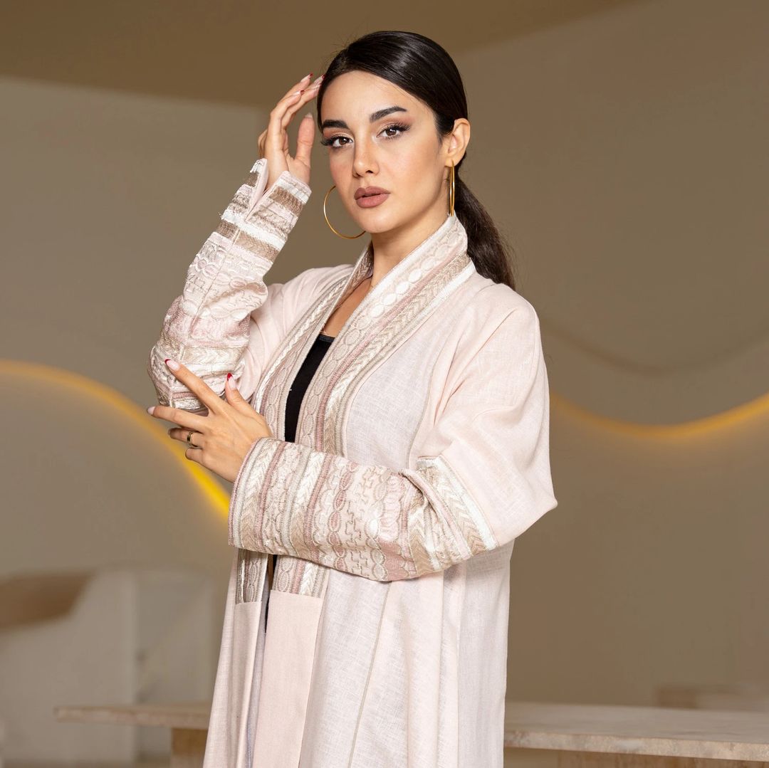 PINK SAUDI ABAYA - 3