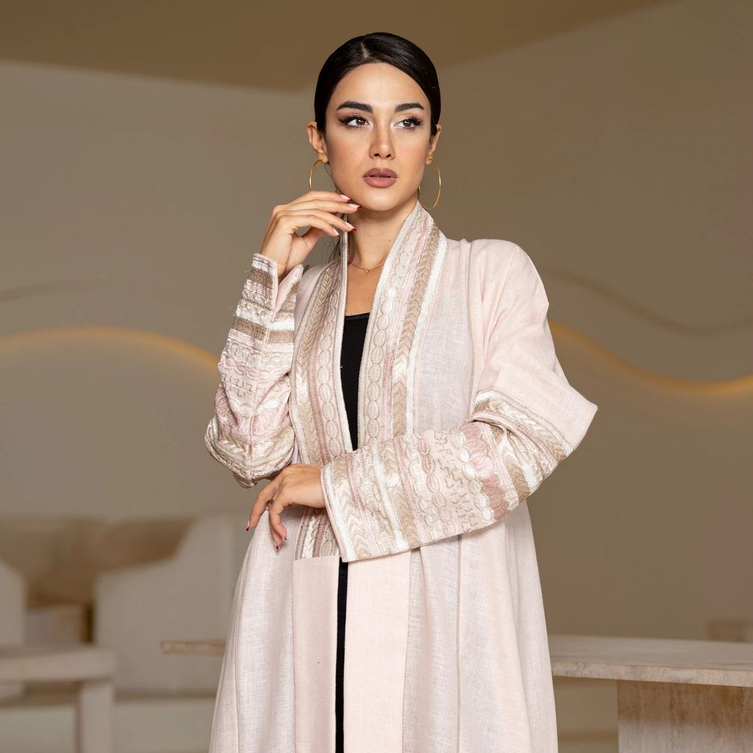 PINK SAUDI ABAYA - 4