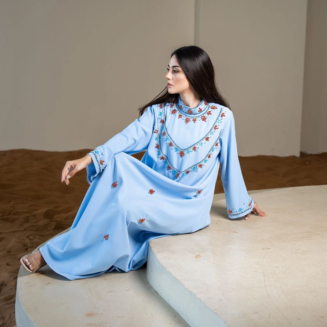 SKY BLUE Kaftan - 2