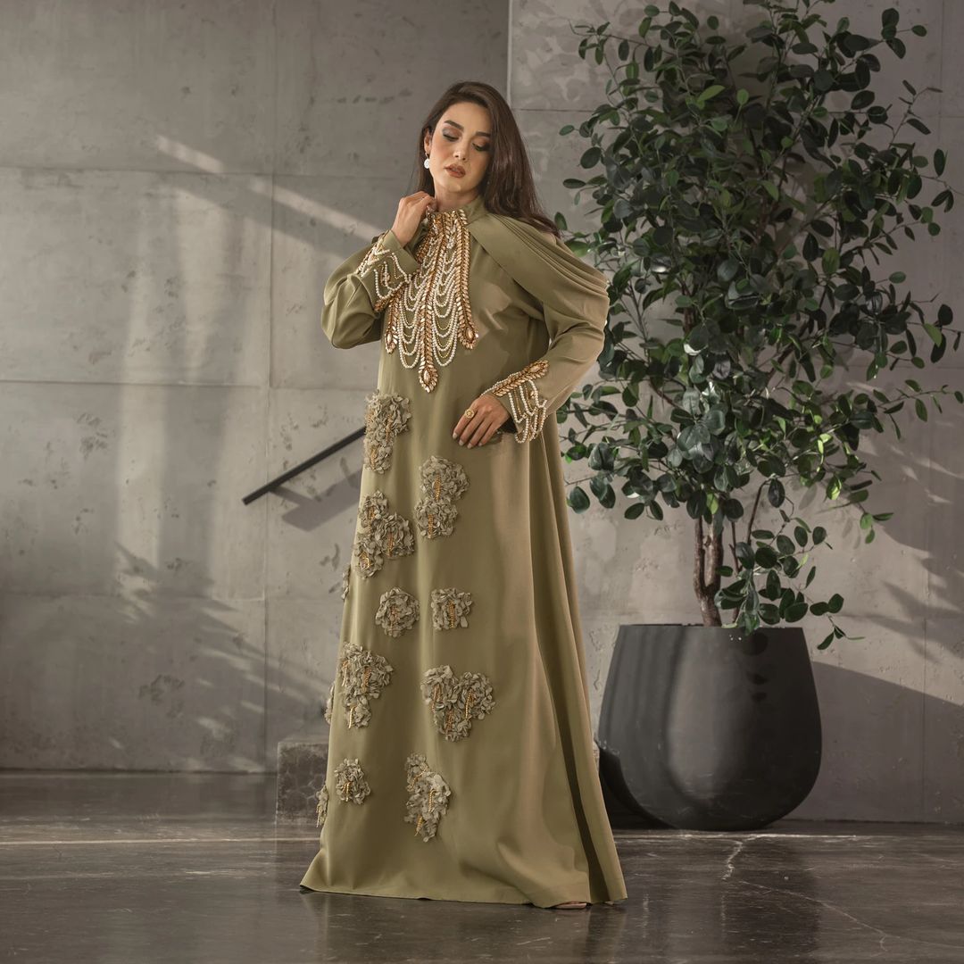Luxury Crystal Kaftan – Dress to Impress Collection by Sugar Babes - 5