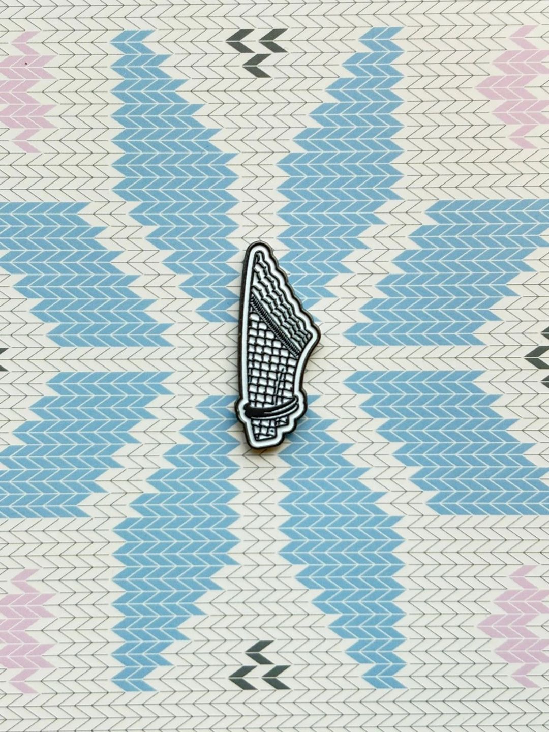 Black and White Magnetic Sticker - 2