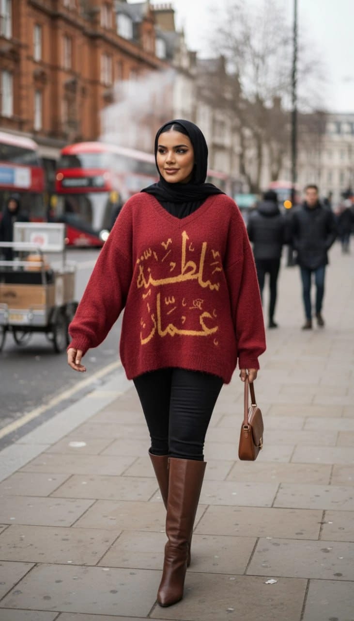 🇴🇲 Oman Jumper — Limited Edition (Unisex)- Arabic calligraphy “سلطنة عُمان - 3