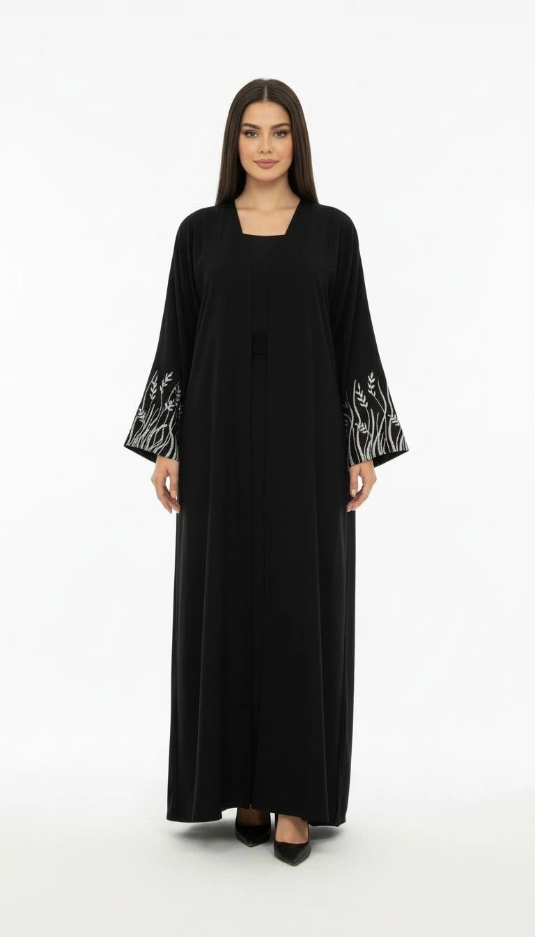 Pink Bunny Basic Abaya.01 - 2