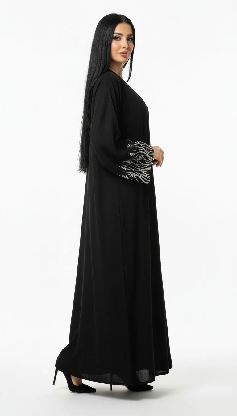 Pink Bunny Basic Abaya.01 - 3