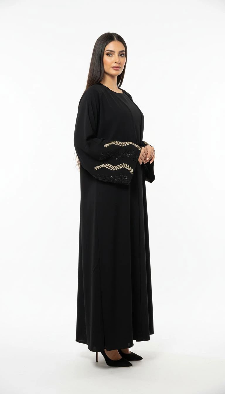 Pink Bunny Basic Abaya.02 - 3