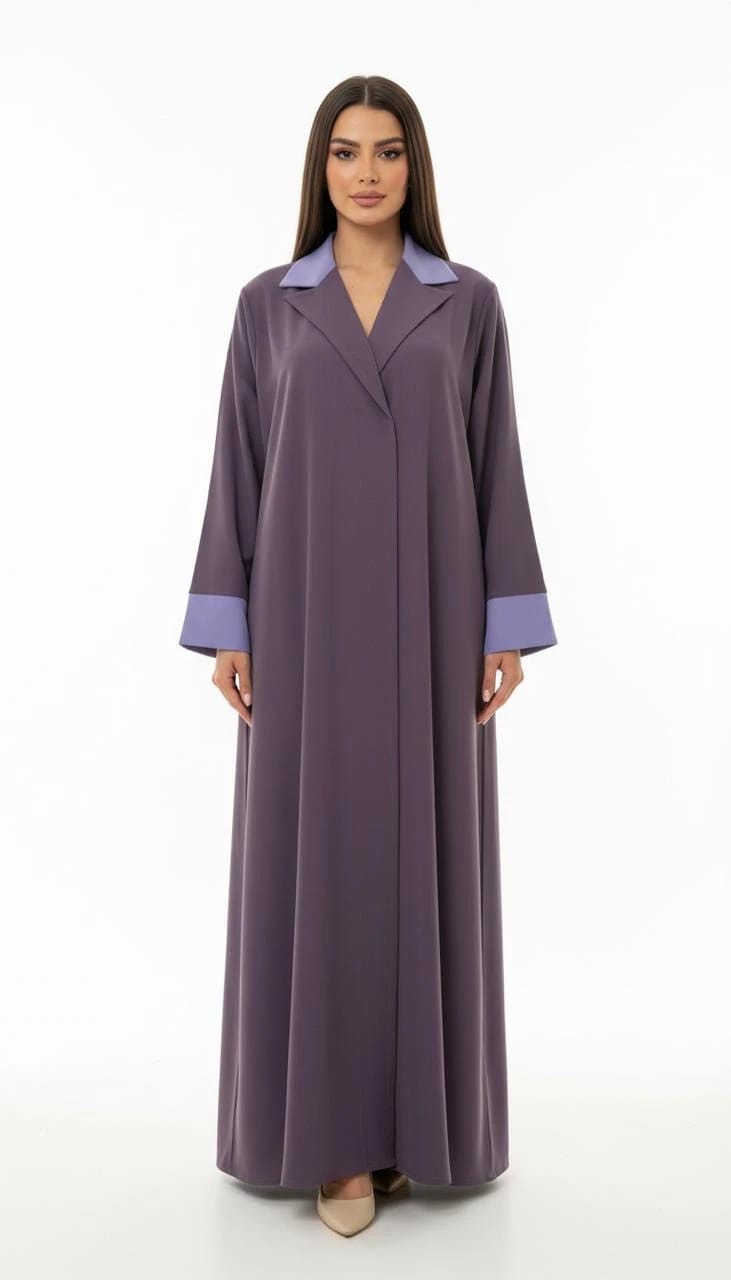 Grapes/Lavender Abaya - 2