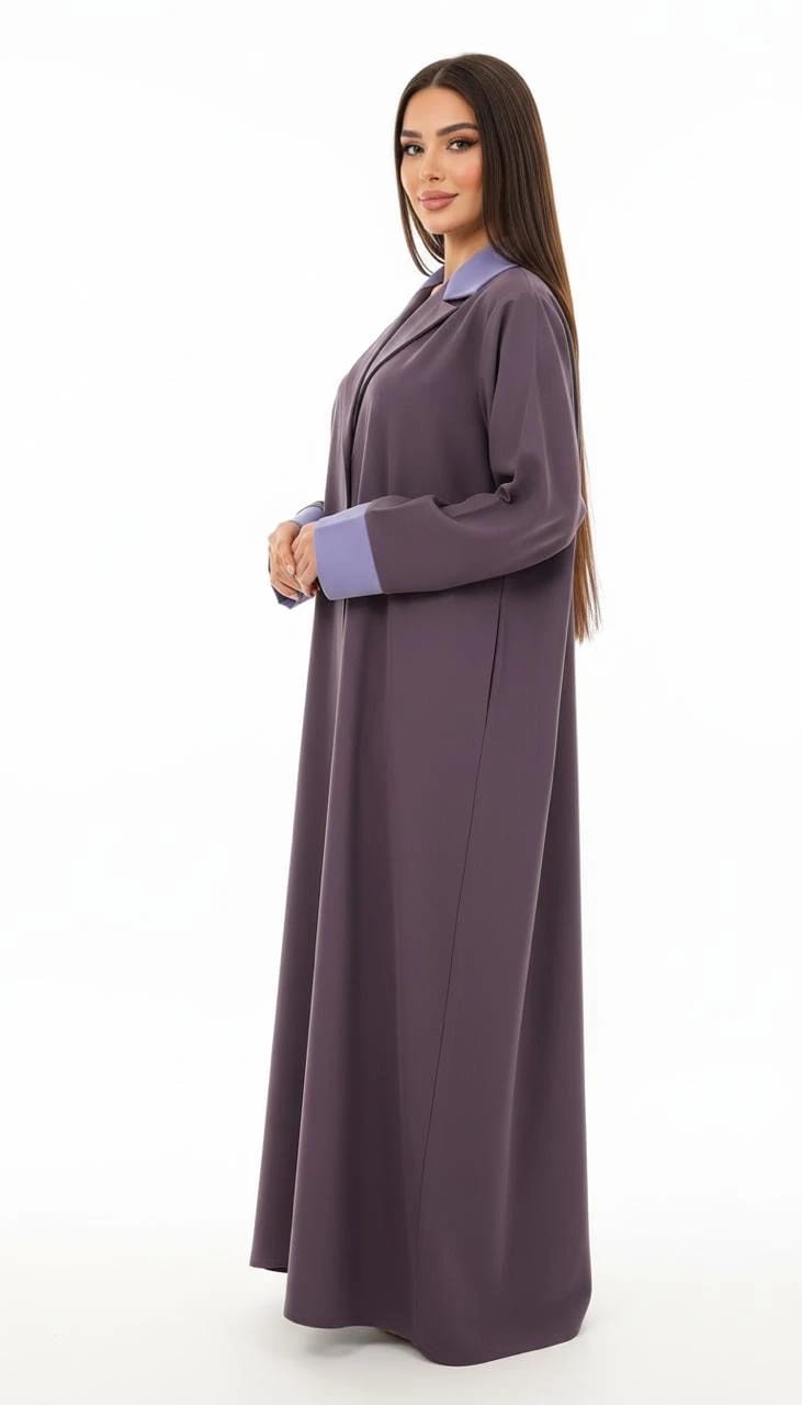 Grapes/Lavender Abaya - 3