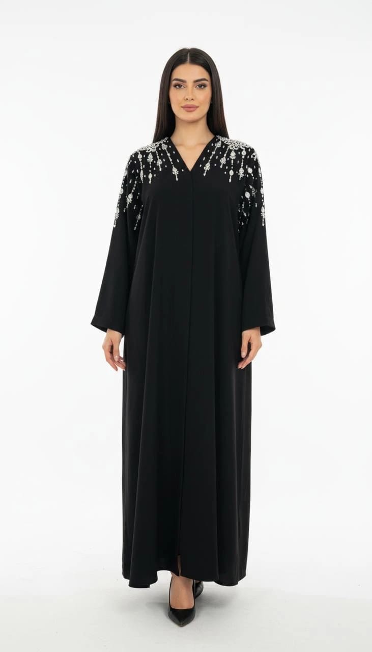 Luxury Black Abaya 2 - 2