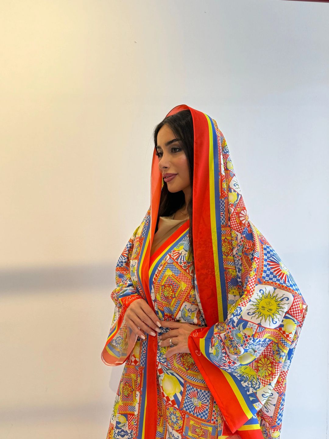 Summer Printed Abaya 03 - 6
