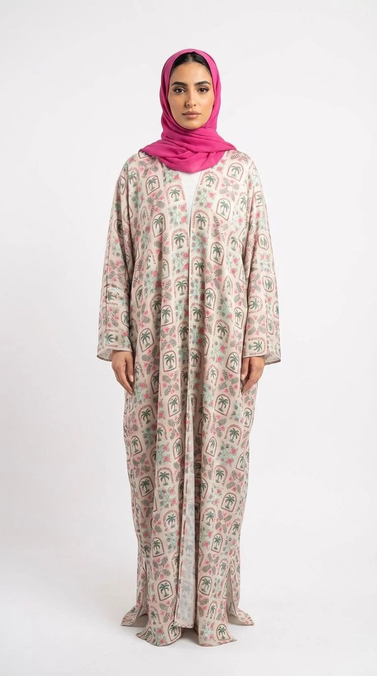 Summer Printed Abaya 06 - 2