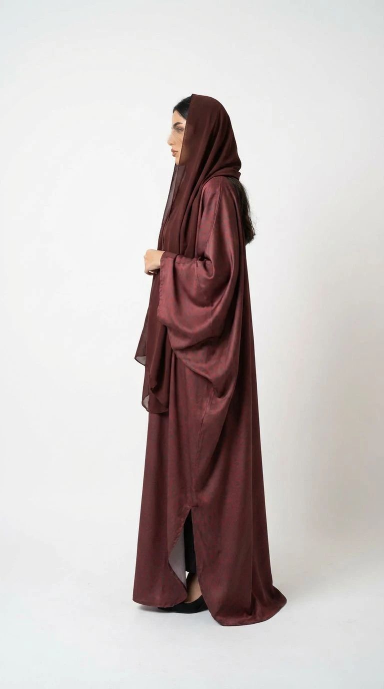 Summer Printed Abaya 07 - 3