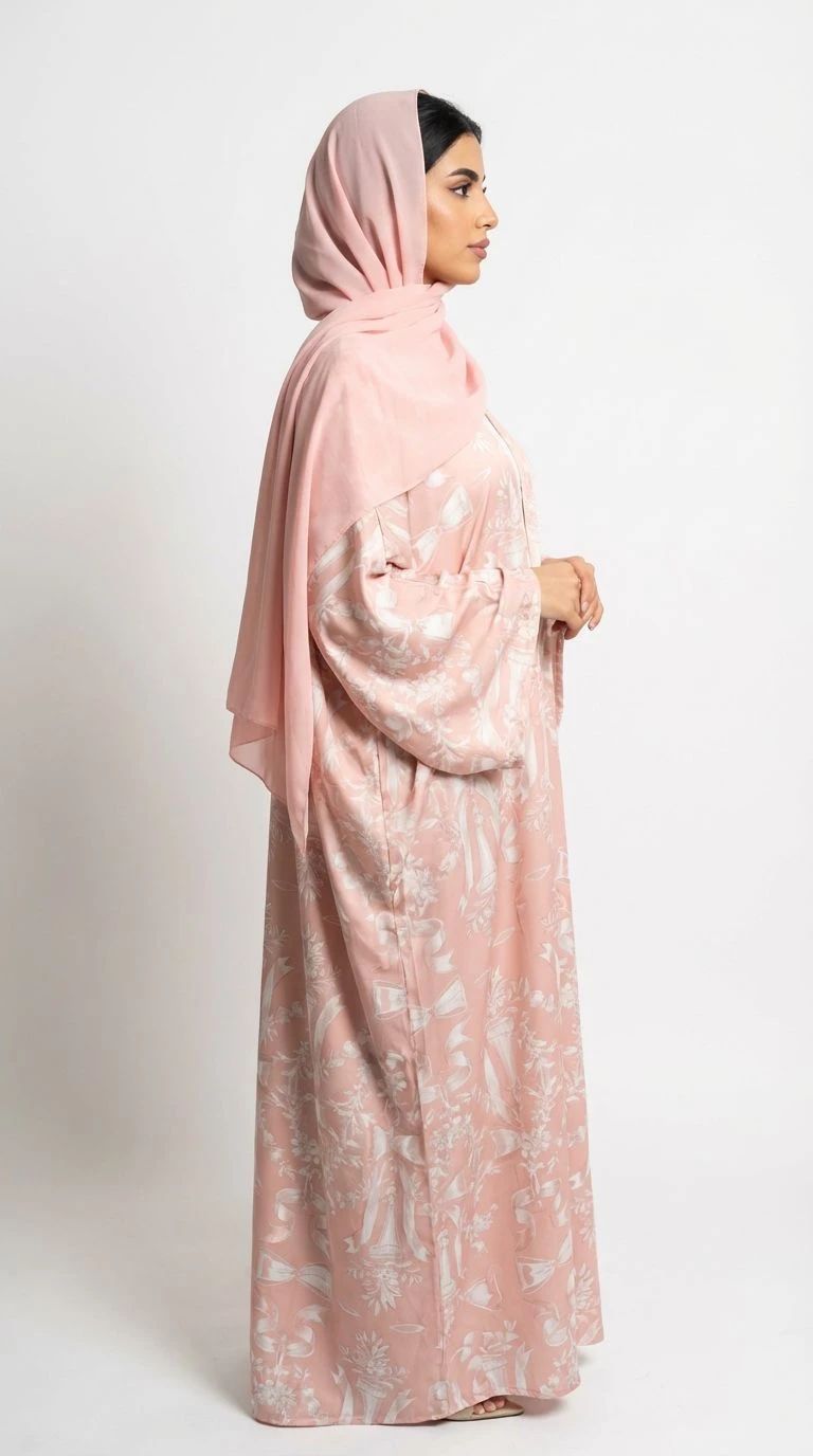 Summer Printed Abaya 11 - 3