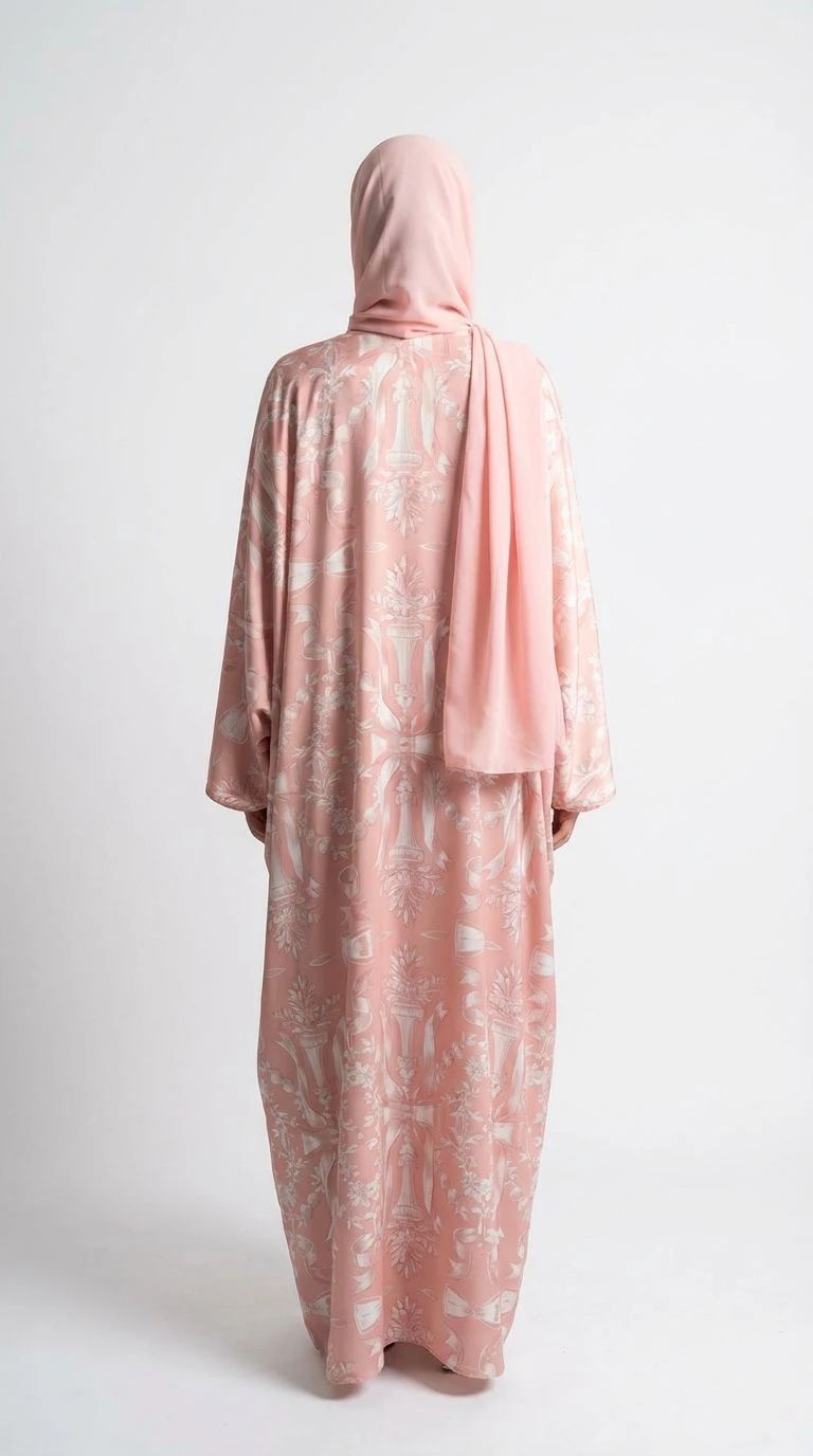 Summer Printed Abaya 11 - 4