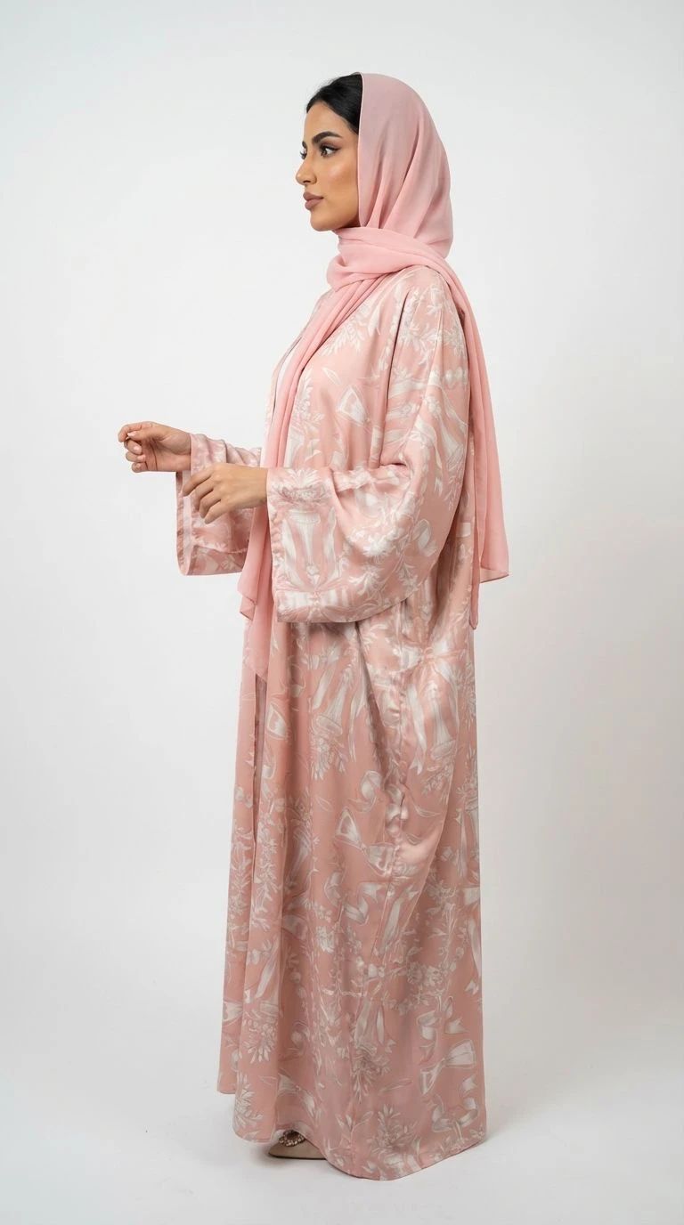 Summer Printed Abaya 11 - 5