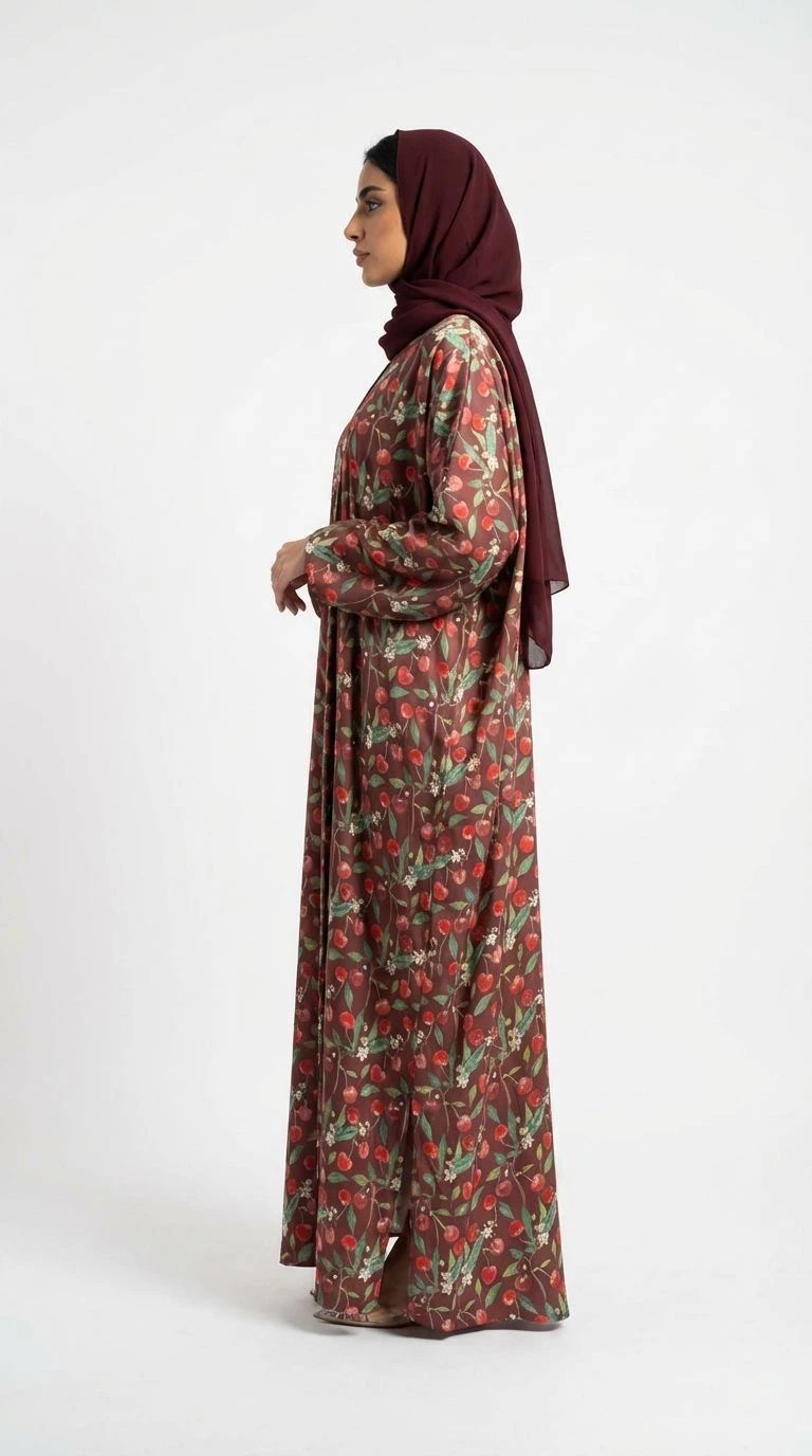 Summer Printed Abaya 12 - 3
