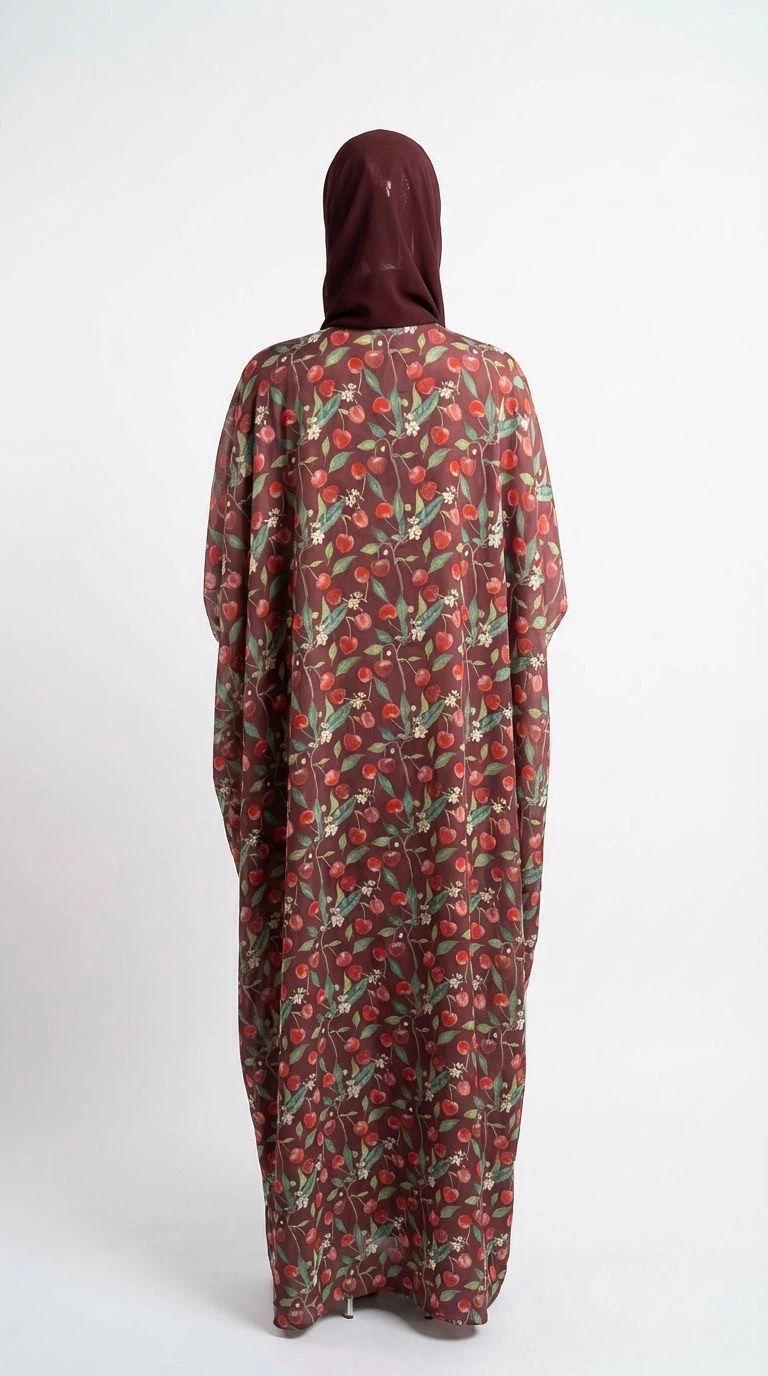 Summer Printed Abaya 12 - 4