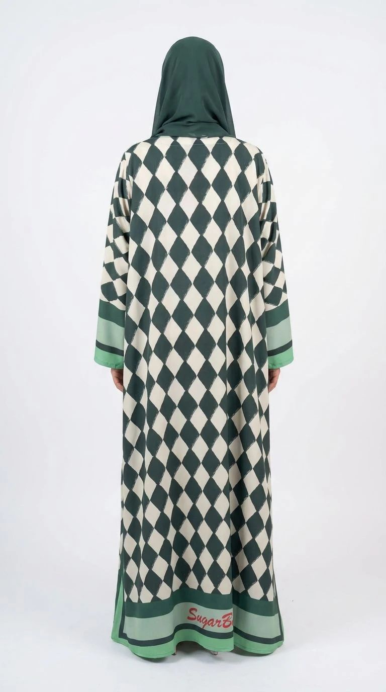 Summer Printed Abaya 14 - 3