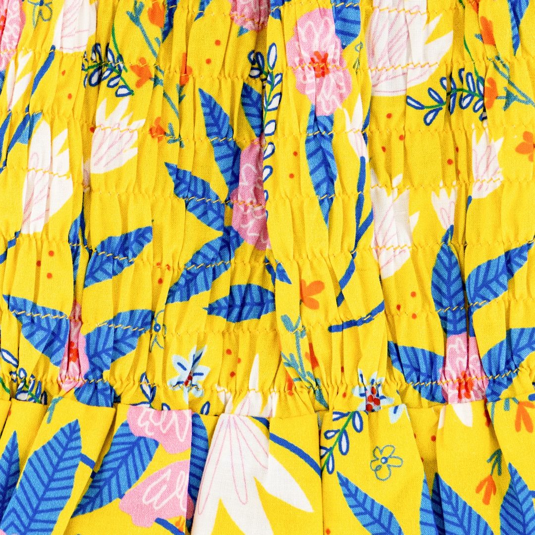 Summer Dress Blue Floral - 2