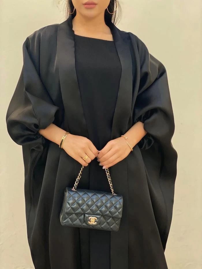 Japanese organza bisht abaya - 3