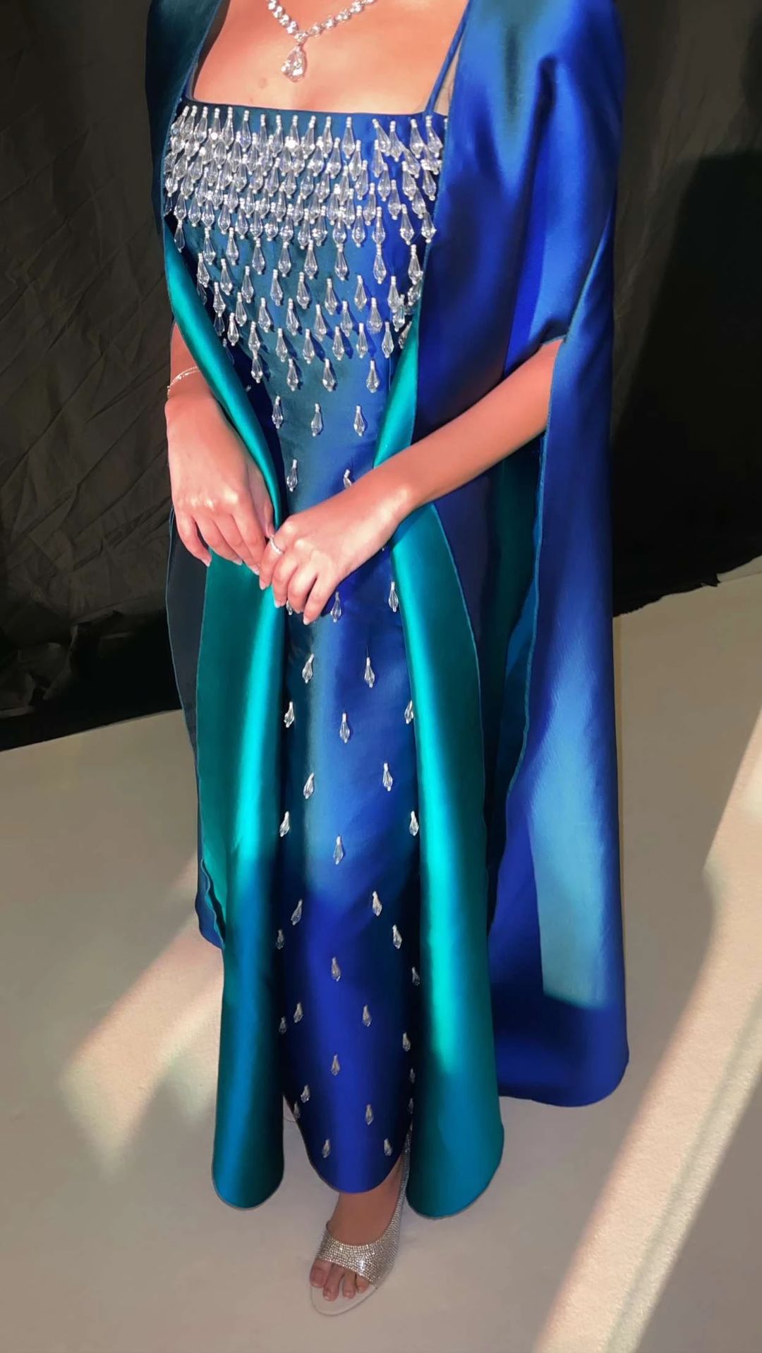 multicolor wedding dress - 1