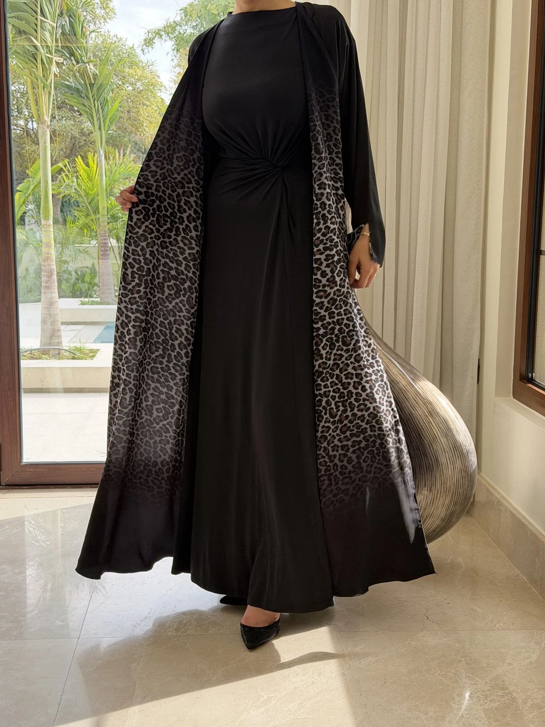 Marwa satin abaya - 1