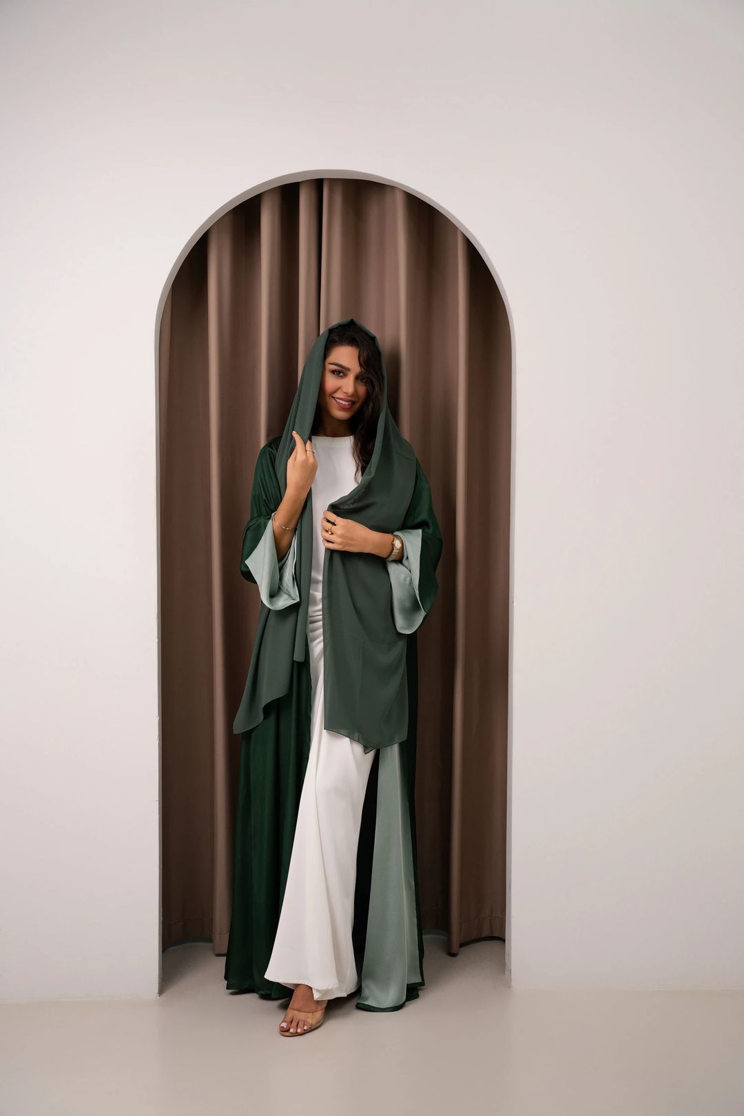 Layali emerald abaya - 2