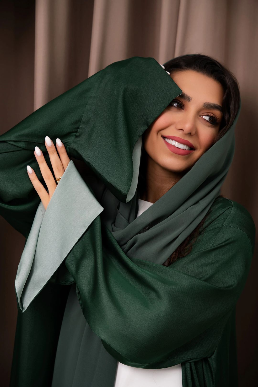 Layali emerald abaya - 4