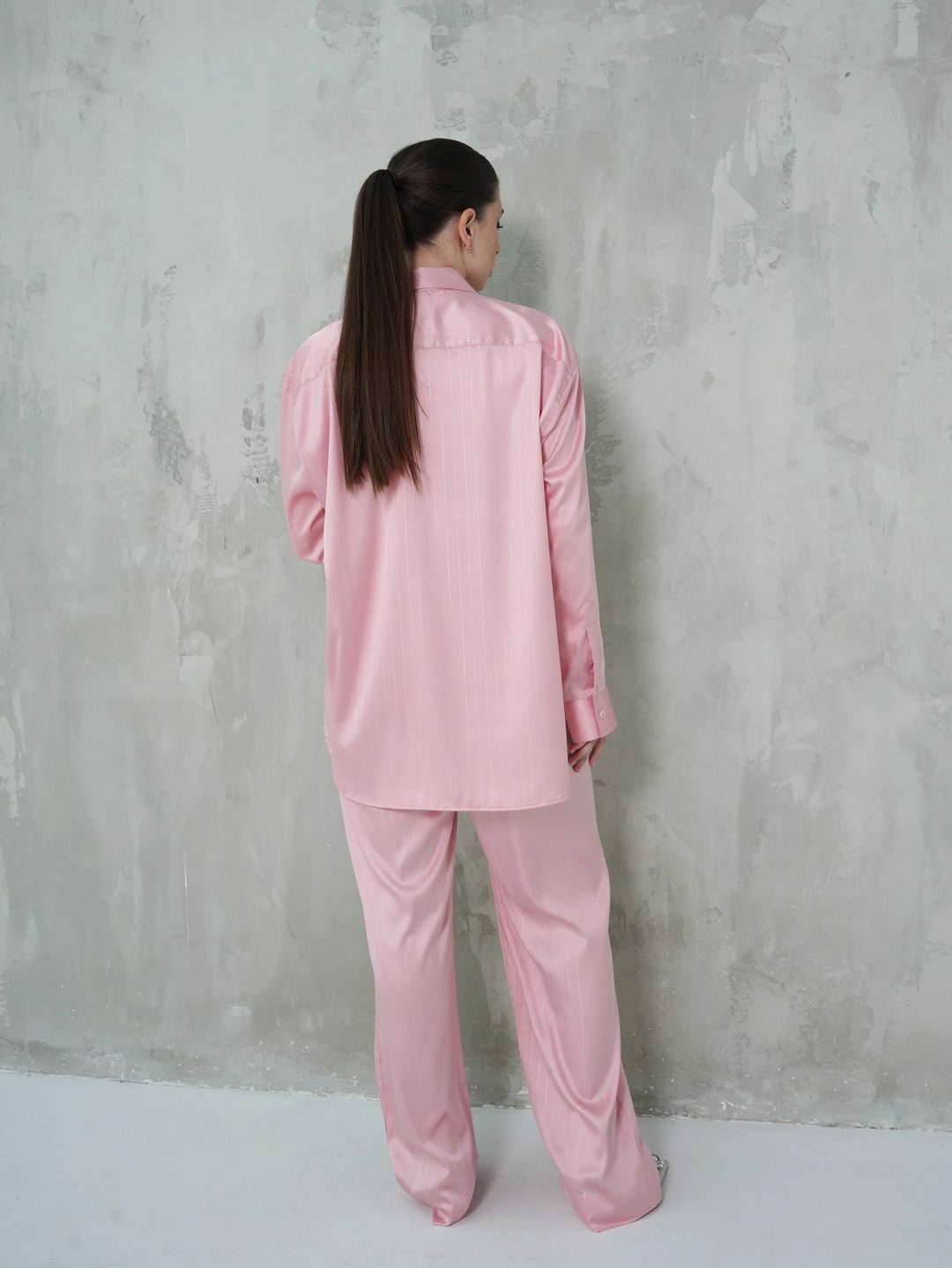 The Pink Satin Co-ord Set - 3