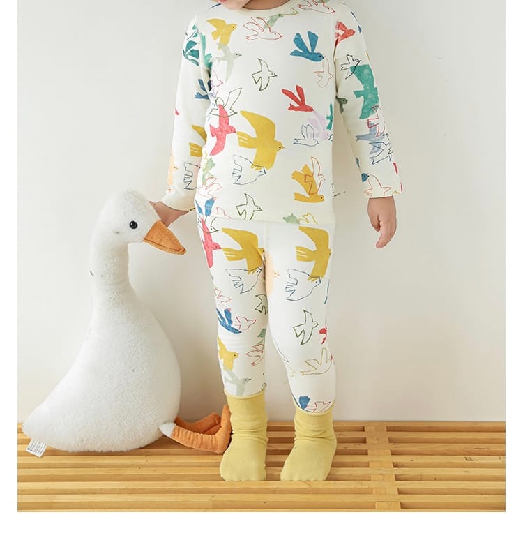 colorful bird pijama - 3