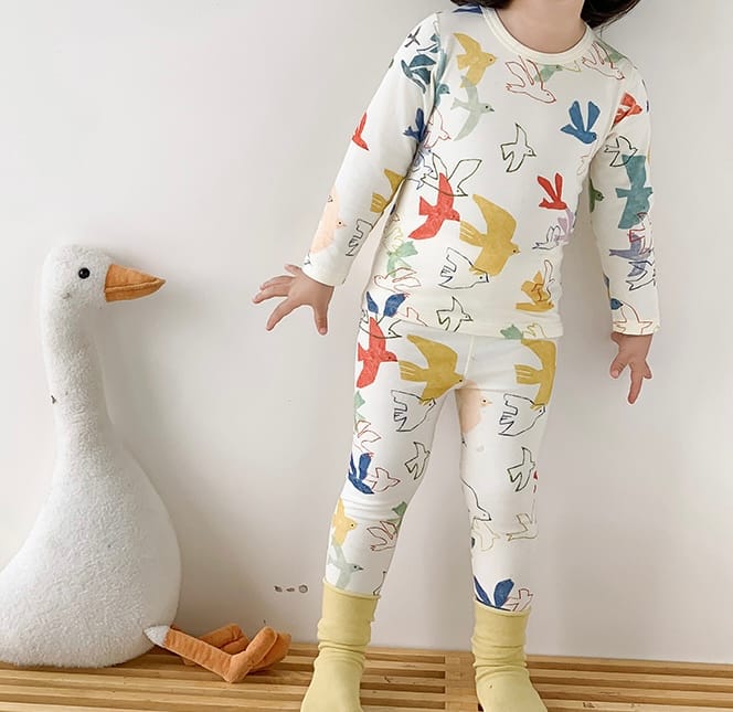 colorful bird pijama - 10